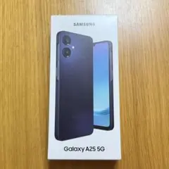 新品 未開封 SAMSUNG Galaxy 25 5G アンドロイド 黒