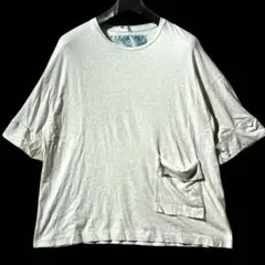 DULCAMARA★圧縮天竺コットン ロールスリーブ Tシャツ ビッグシルエット
