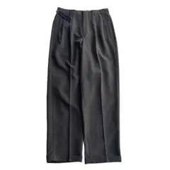 ペリーエリス デッドストック 2タックパンツ ビンテージスラック千鳥柄　00s