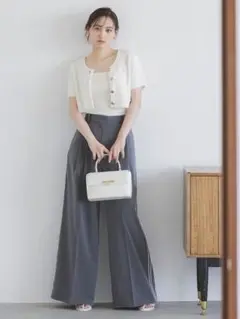 SNIDEL ワイドラインパンツ