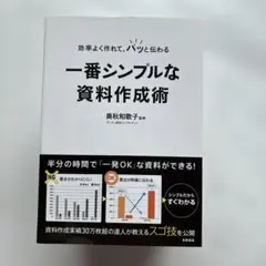 効率よく作れて、パッと伝わる一番シンプルな資料作成術