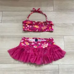 ベビーギャップ　baby GAP 花柄　水着　ビキニ　90