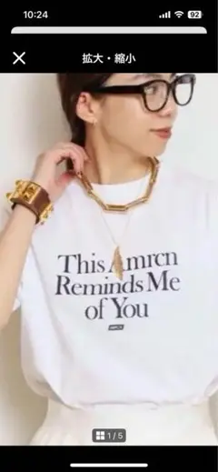 MUSE de Deuxieme Classe♡AMERICANA Tシャツ