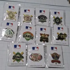 MLB チームピンバッジ 11個 カネボウ フーズ