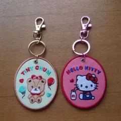サンリオ キャラクター大賞 刺繍ワッペンキーホルダー セット