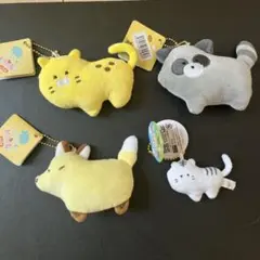 つぶらな瞳の動物園　マスコット　セット ぬいぐるみ　つぶらな瞳
