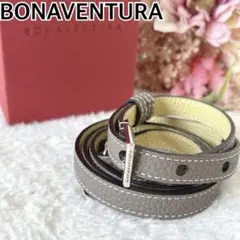 ボナベンチュラ　レザーショルダーストラップ　シュリンクレザー　スマホストラップ