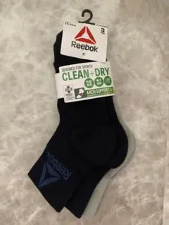 Reebok スポーツソックス 3足セット 23-25cm
