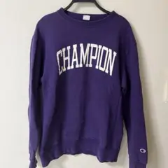 Champion パープル スウェット X-LARGE