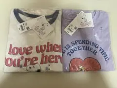 ユニクロ　スヌーピー　ピーナッツ　ラブサンシャイン　UT Tシャツ 150 2枚