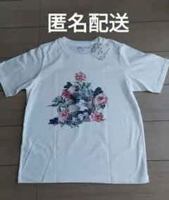 【新品未使用タグ付】PAUL & JOE 花と猫プリント Tシャツ