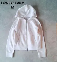 LOWRYS FARM　パーカー　ベージュ　カジュアル　シンプル　ポケット