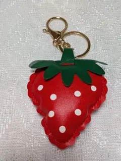 苺 いちご キーホルダー バッグチャーム 赤