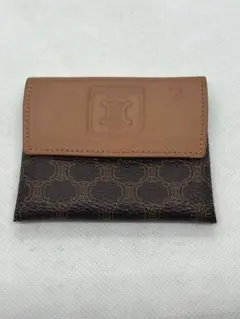 CELINE セリーヌ コインケース　小銭入れ　マカダム柄　二つ折り