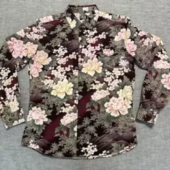 TAKEO KIKUCHI 花 和柄 総柄 長袖シャツ　3サイズ(L相当)