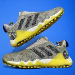 ADIDAS アディダスゴルフ 26.0㎝ グレーダイヤル式 スパイクレス