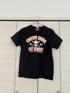 CREAM SODA スカルプリント Tシャツ Sサイズ ブラック