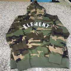 ELEMENT エレメント パーカー 迷彩柄 Lサイズ メンズ ファッション格安