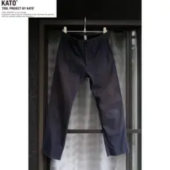 KATO' BASIC コットンベイカーパンツ ネイビー S BP713141
