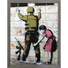 Bicosya 美工社 アートフレーム バンクシー Banksy girl