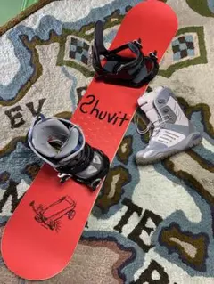 SHUVIT 137 cm バインmorrow ブーツサロモン 24 cm