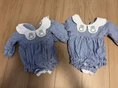 ミッフィーロンパース　70サイズ　双子