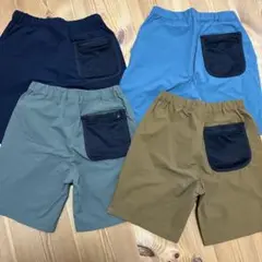 ワークマン　ハーフパンツ 4色セット メッシュポケット付き