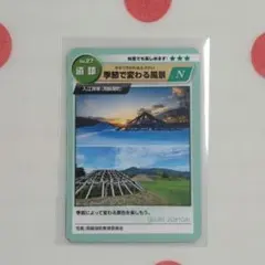 【配布終了】 いぶりの縄文　コレクションカード 季節で変わる風景