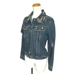 【美品】岡山倉敷snatch jeans/スナッチジーンズ★ダメージGジャンM