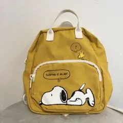 子供用 リュック ナップサック スヌーピー イエロー H&M 旅行