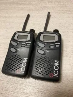 【2点セット】ICOM 特定小電力ハンディトランシーバー IC-4008W