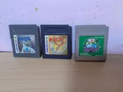 【動作確認済み】ゲームボーイ　ポケットモンスター緑　銀　金