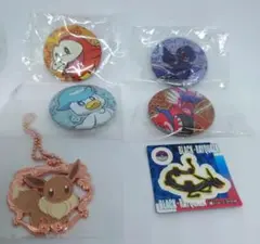 ポケモンセンター 缶バッジ 1番くじ チャーム シール レックウザ