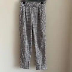 【美品】GLOBAL WORK　サブリナパンツ　チェック