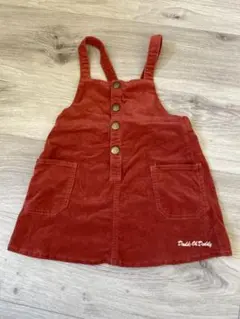 Daddy oh daddy サロペットスカート　オーバーオールスカート　90