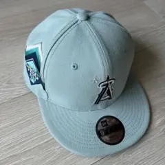 エンジェルス ロゴ刺繍 スナップバックキャップ　9FIFTY YOUTH ユース