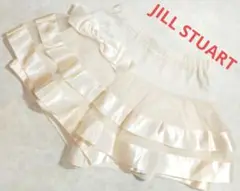 JILL STUART　パンツスカート　スカンツ　チュール　サテン　りぼん