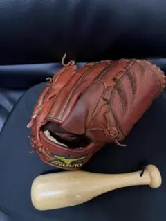 ミズノプロ 硬式ピッチャー用 型付けバット付き 早いもの勝ち