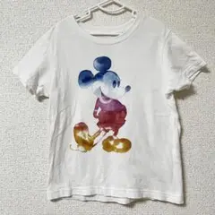 美品　綿100% ミッキー　UNIQLO Tシャツ　100cm 半袖　夏服