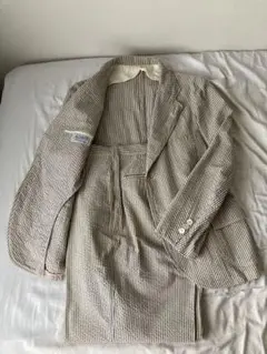 Atlast&co コットンリネンスーツ　size:42 Atlast&co コットンリネンスーツ size:42 - メルカリ