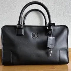 【⭐︎美品⭐︎】 LOEWE ロエベ アマソナ ハンドバッグ ブラック オールレザー