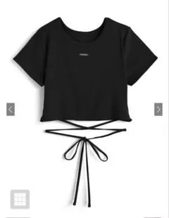 ウエストリボンTシャツ [ru1194]