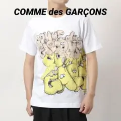 COMME des GARCONS × KAWS コラボ 半袖Tシャツ (L)