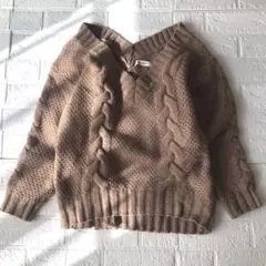 スピックアンドスパン ラムズウールケーブルプルオーバー(着用画像有り)