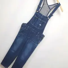 ★Lee ユーズド加工 デニム サロペット オールインワン オーバーオール