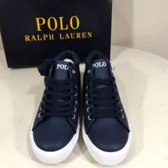 【24.0cm】POLO RALPH LAUREN スニーカー ネイビー色