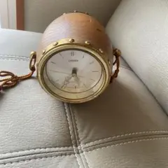 CITIZEN 木製バレル型置時計