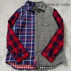 【美品】ダディオダディ チェックシャツ フランネル 150