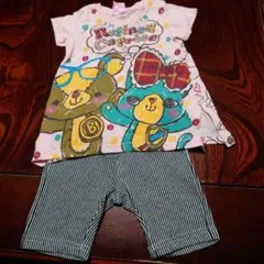 女児80サイズ Tシャツ　パンツ　セット