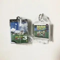 ゲームパッケージミニチュアチャーム／みんなのゴルフ3 みんなのGOLF